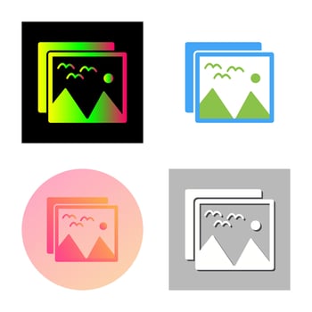 Pictures Vector Icon