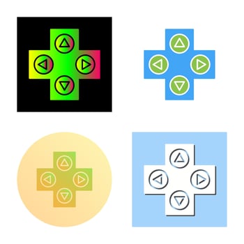 Unique Gaming Control Vector Icon
