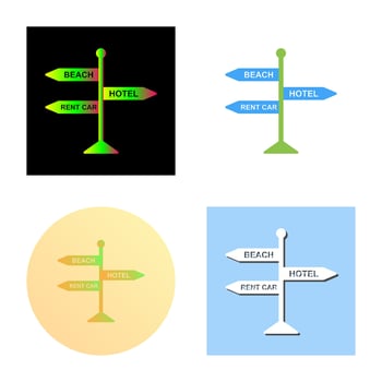 Signboard Vector Icon