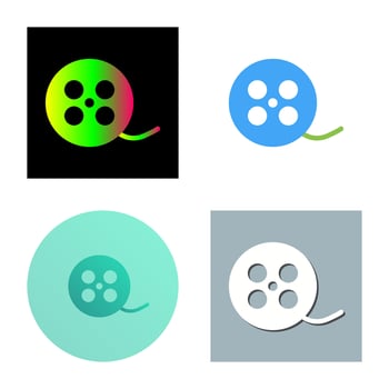 Reel Vector Icon