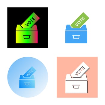 Casting Vote Vector Icon