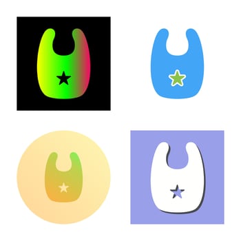 Bib Vector Icon