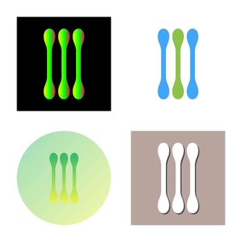 Cotton Bud Vector Icon