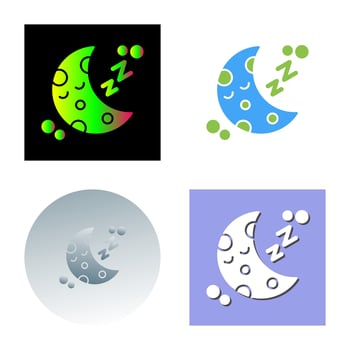 Sleeping Vector Icon