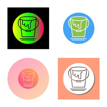 Paint Bucket Vector Icon