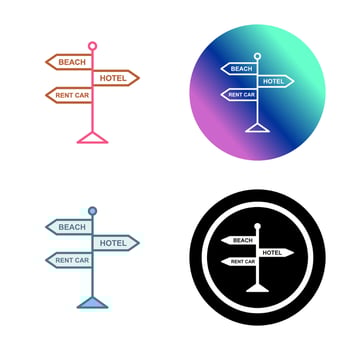 Signboard Vector Icon