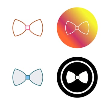 Bow Tie Vector Icon
