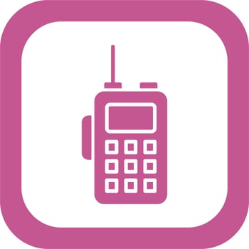 Walkie Talkie Vector Icon