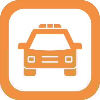 Police Car Vector Icon