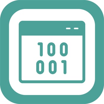 Binary Vector Icon