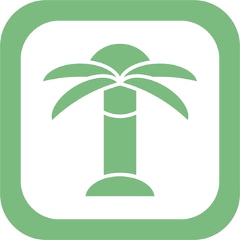 Oasis Vector Icon