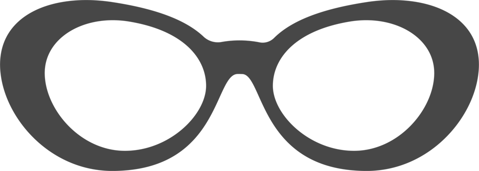 Groovy sunglasses. Retro hippy eyewear. 70s funky design. Summer outfit illustration png