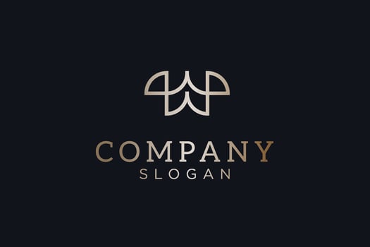 modern WW logo vector
