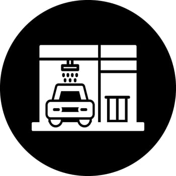 Carwash Vector Icon