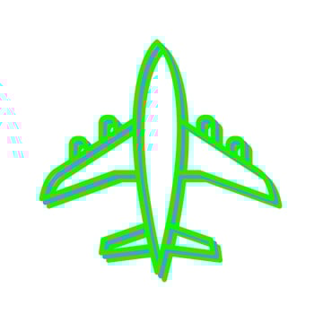 Aeroplane Vector Icon