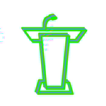 Podium Vector Icon