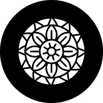 Mandala Vector Icon