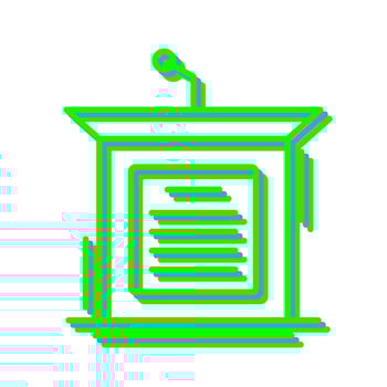 Podium Vector Icon