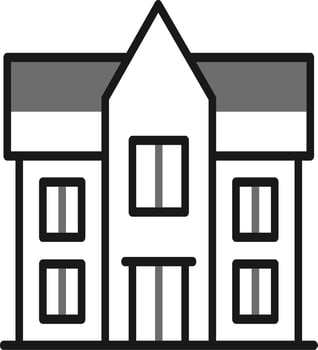 Mansion Vector Icon