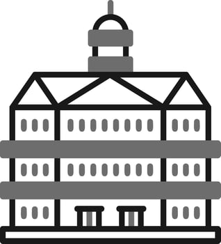 Royal Palace Vector Icon