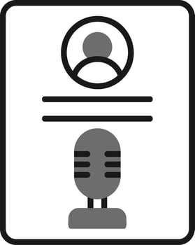 Record Vector Icon