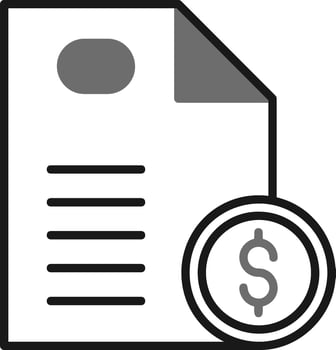 Bill Vector Icon