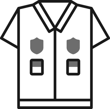 Police Uniform Vector Icon