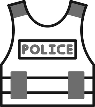 Body Armor Vector Icon