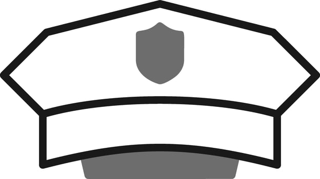 Police Hat Vector Icon