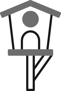 bird house Vector Icon