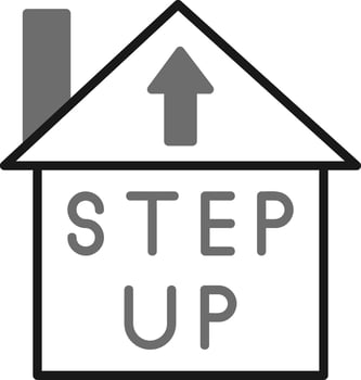 Step Up Vector Icon
