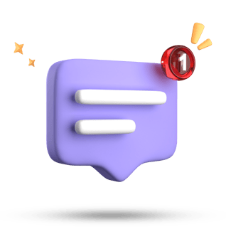 chat bubble icon with speech bubble and red button png