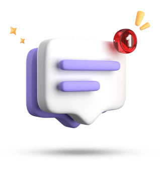 chat bubble icon with speech bubble and red button png