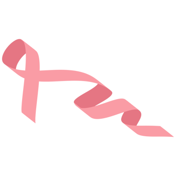 Pink ribbon breast cancer awareness symbol png