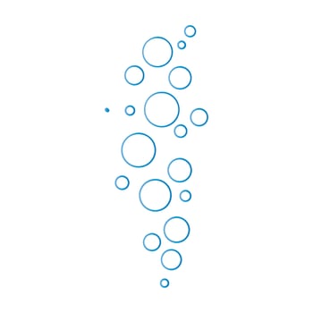 Bubble water vector illustration