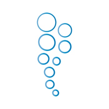 Bubble water vector illustration