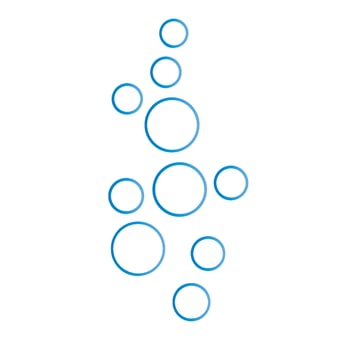 Bubble water vector illustration