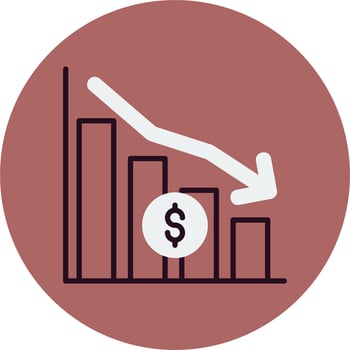 Economic Crisis Vector Icon