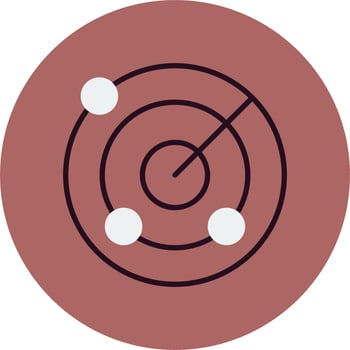 Radar Vector Icon