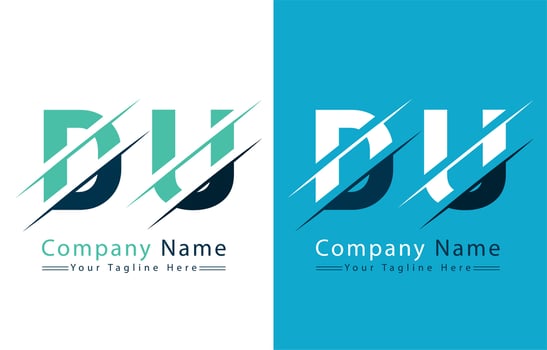 DU Letter Logo Vector Design Template Elements