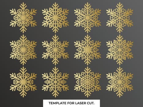 Christmas balls Tree Decorations Craft Hanging Bauble Shapes laser cutting file vector