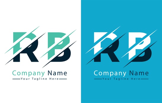 RB Letter Logo Design Concept. Vector Logo Illustration