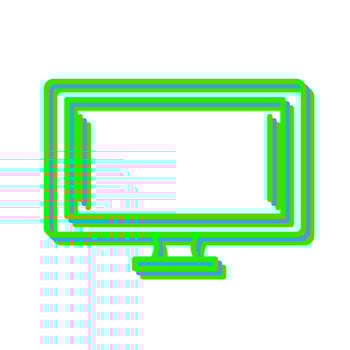 Monitor Vector Icon