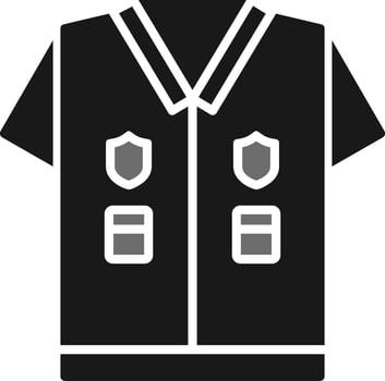 Police Uniform Vector Icon