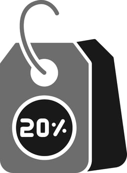 Dissucount Offer Vector Icon