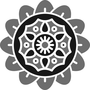 Mandala Vector Icon
