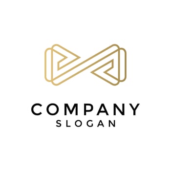 elegant infinity letter S logo vector