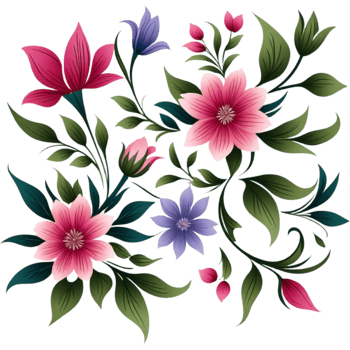 Beautiful flowers decoration. AI Generative png