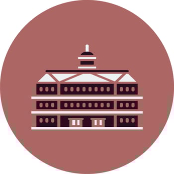 Royal Palace Vector Icon