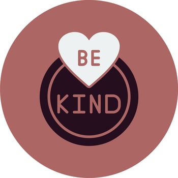 Be Kind Vector Icon